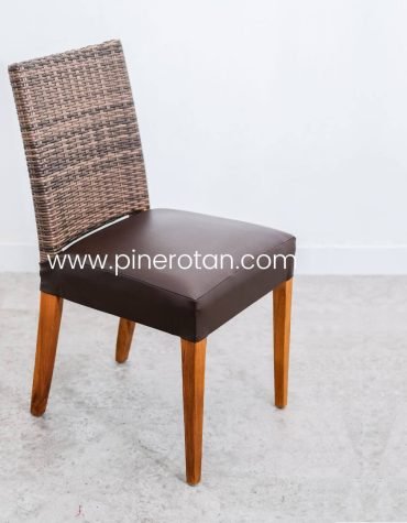 Kursi Makan Rotan - Albana Chair Croco