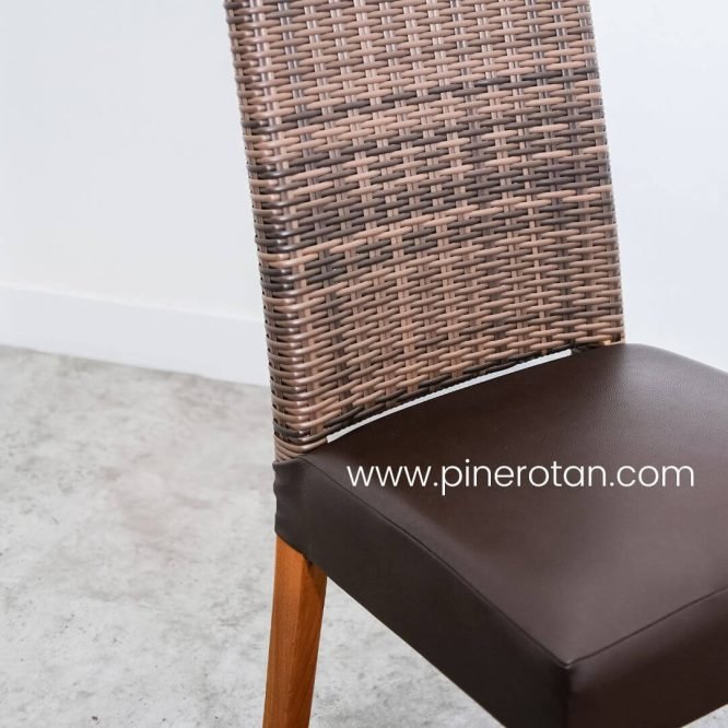 Kursi Makan Rotan Sintetis / Kursi Makan Minimalis / Albana Chair - Croco.
