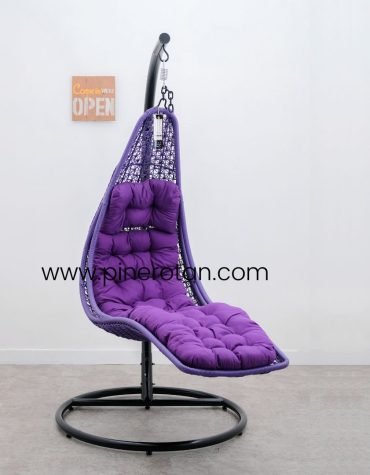 Kursi Ayunan Rotan Sintetis - Lonjong Hanging