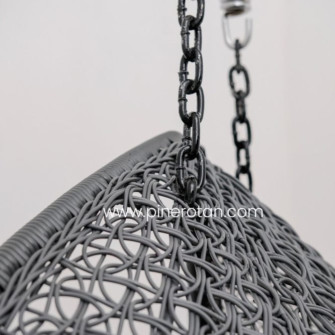 Ayunan Gantung Rotan Sintetis / Kursi Santai / Pear Hanging 2 Seat