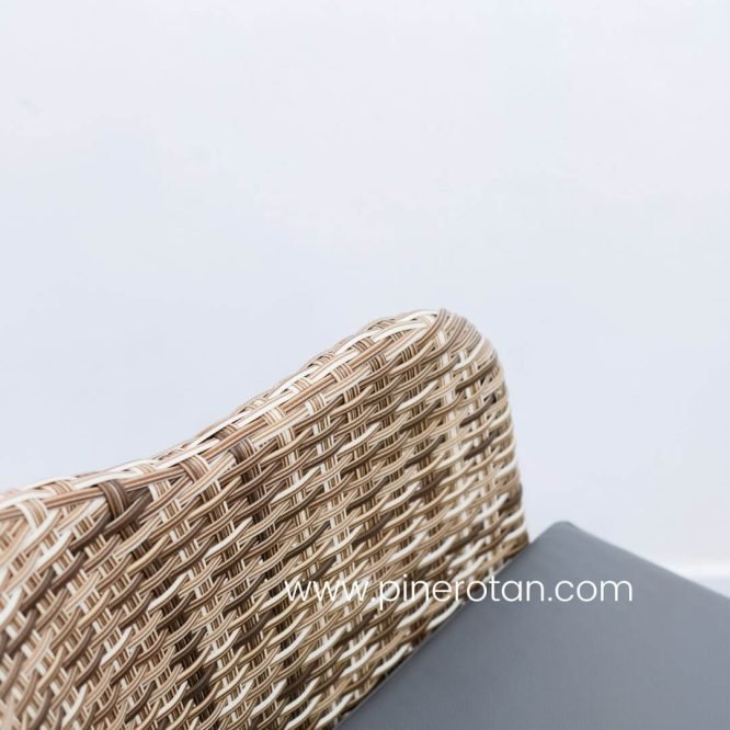 Set Kursi Teras Taman Outdoor Rotan Sintetis / Kursi Teras Minimalis - Arthur Terrace Set - Kenko Side Table - Shisil.