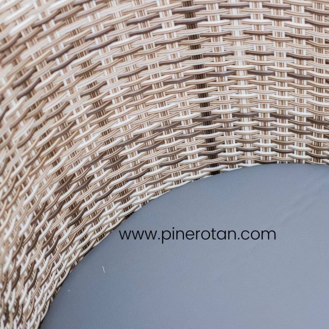 Set Kursi Teras Taman Outdoor Rotan Sintetis / Kursi Teras Minimalis - Arthur Terrace Set - Kenko Side Table - Shisil.