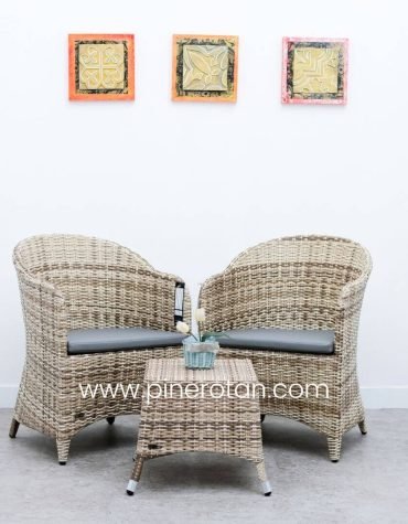 Kursi Teras Rotan Sintetis - Arthur TS - Kenko ST - Shisil - Cushion