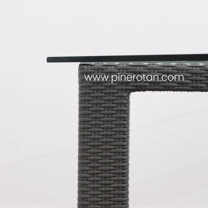 Meja Makan Warna Abu - Max DT - Slate Grey