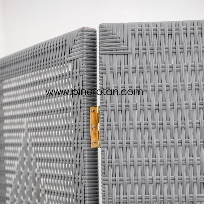 Sketsel Ruangan Pine Rotan 3 Panel Grey – Alonzo Sketsel.