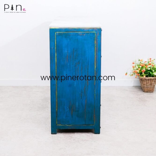 Lemari Kayu Jati Solid / Rak Lemari Vintage Serbaguna - Deandles Cabinet.