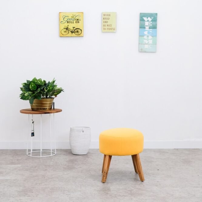 Stool Bulat / Patbingso Stool