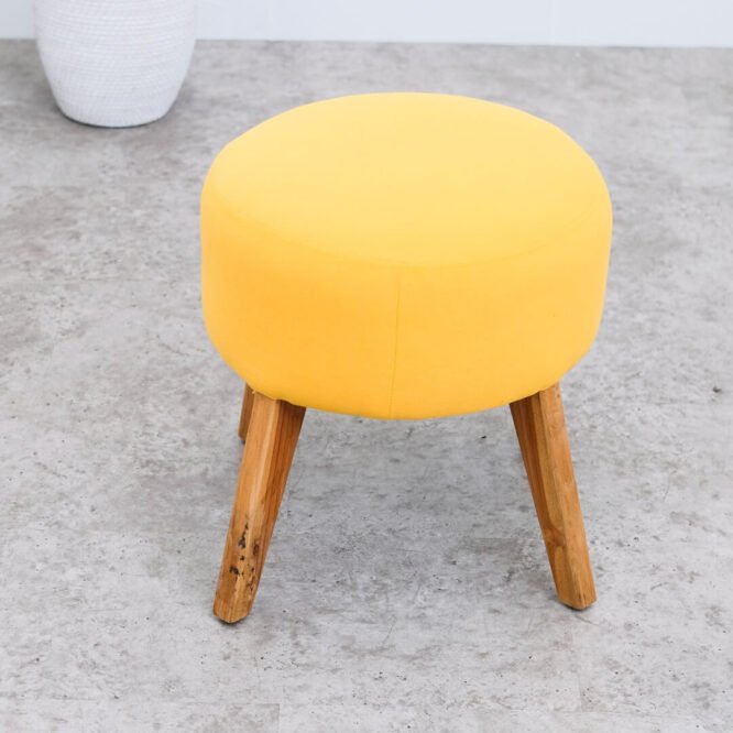 Stool Kayu Bulat Patbingso