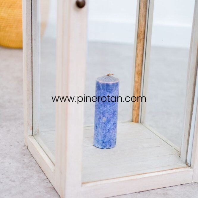 Tempat Lilin Natural Kayu - Point Lilin