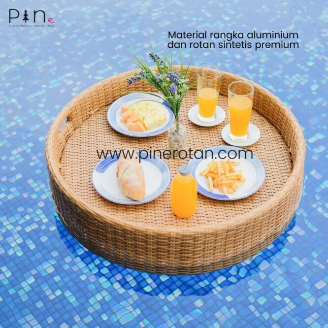 Nampan Apung Kolam - Ranupani Floating Tray - Honey