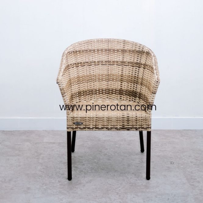 Set Kursi Teras Rotan Sintetis / Meja Kursi Teras Minimalis / Kingstone Terrace Set - Shisil - Milan Table