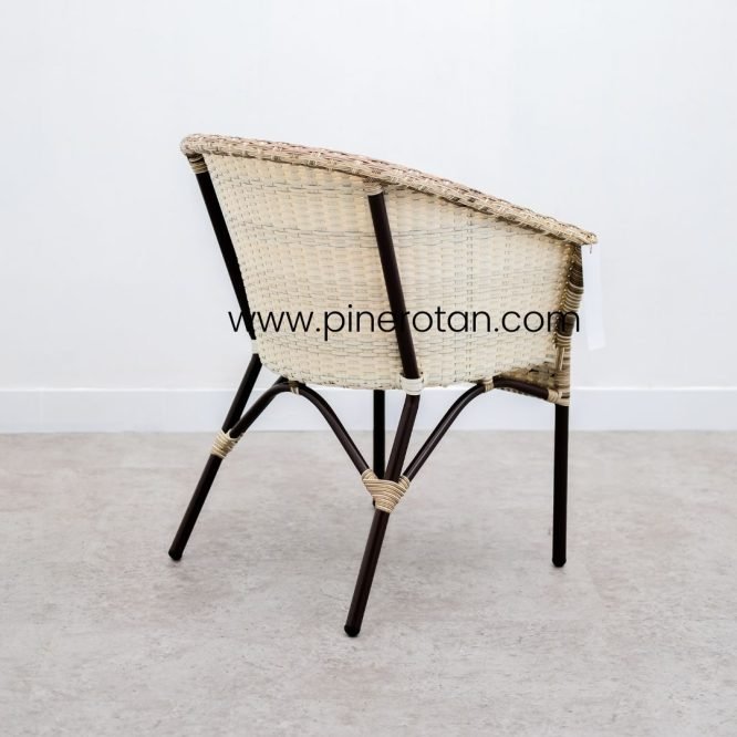 Set Kursi Teras Rotan Sintetis / Meja Kursi Teras Minimalis / Kingstone Terrace Set - Shisil - Milan Table