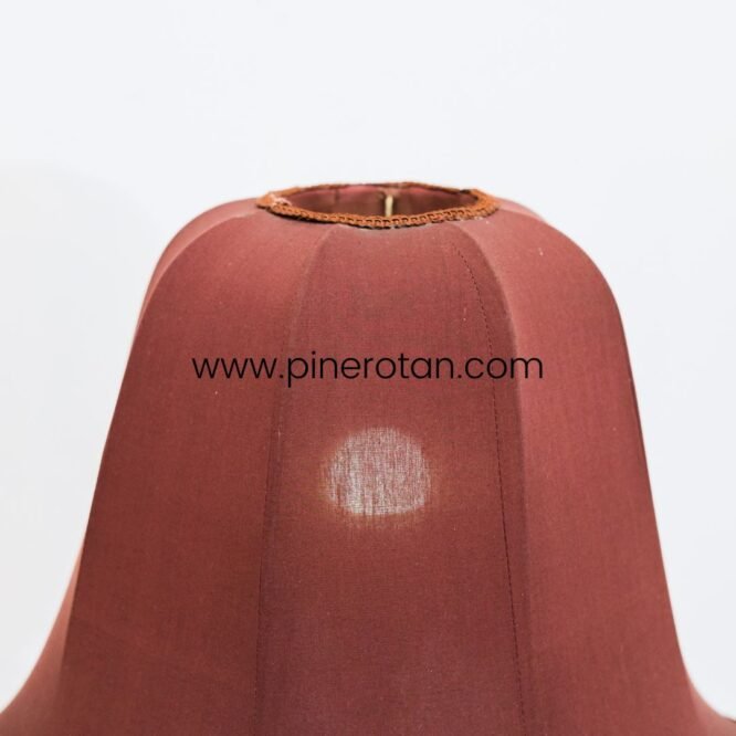 Lampu Hias Unik Klasik - Lamp Kap Coklat 1