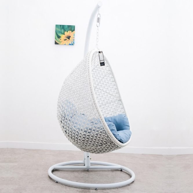 Ayunan Gantung Rotan Sintetis / Kursi Santai / Egg Hanging Chair