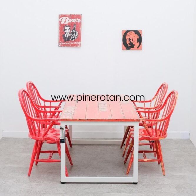 Meja Kursi Kayu Maldivest - Maldlivest Dining Set