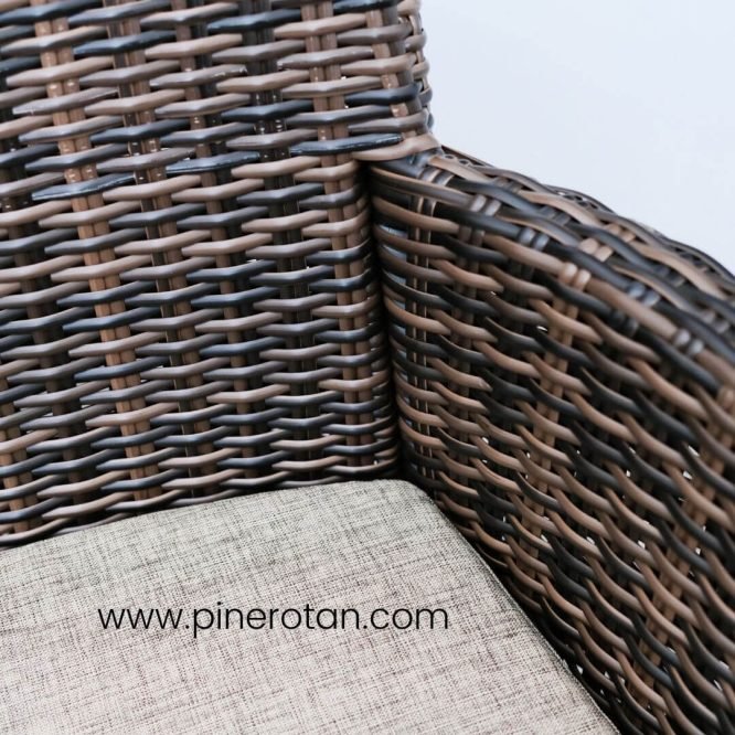 Kursi Outdoor Rotan Sintetis - Kenko 2 Seat - Croco