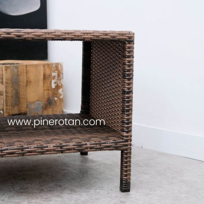 Meja Tamu Rotan Sintetis