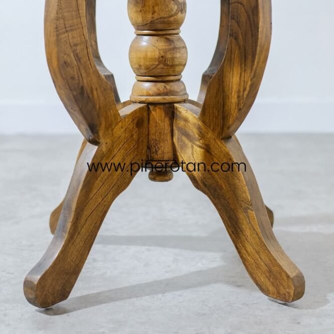 meja teras kayu unik
