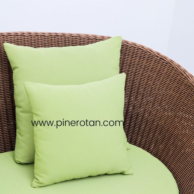 Sofa Tamu Rotan Sintetis Minimalis Modern / Sofa Outdoor Pine Rotan - Amaranta Sofa Red Pulut