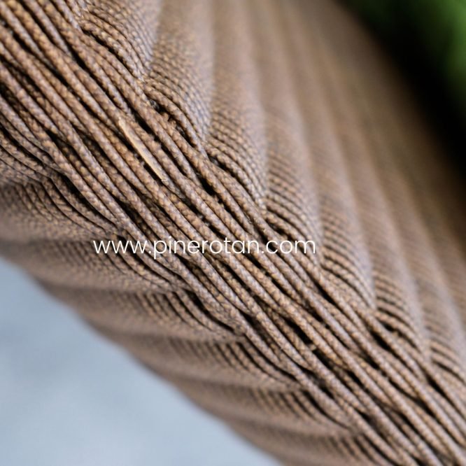 Sofa Tamu Rotan Sintetis Minimalis Modern / Sofa Outdoor Pine Rotan - Amaranta Sofa Red Pulut