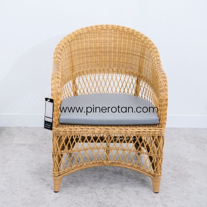 Kursi Rotan Outdoor - King Arthur - Honey
