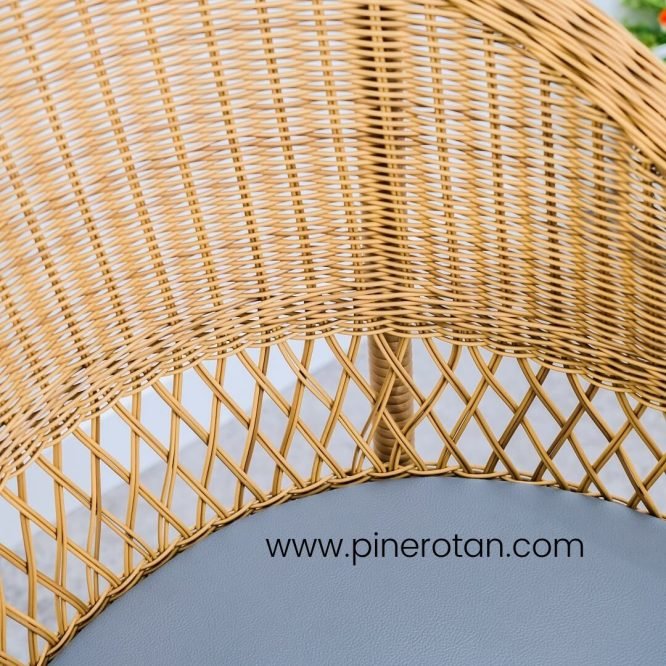Kursi Rotan Awet Outdoor - King Arthur - Honey