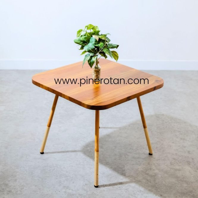 Kursi Rotan Teras / 1 Set Kursi Rotan Sintetis - Sierra Terrace Set - Kopikabana Coffee Table - Natural Honey.