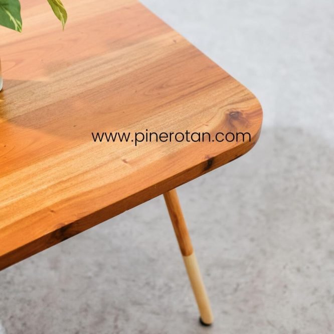 Kursi Rotan Teras / 1 Set Kursi Rotan Sintetis - Sierra Terrace Set - Kopikabana Coffee Table - Natural Honey.