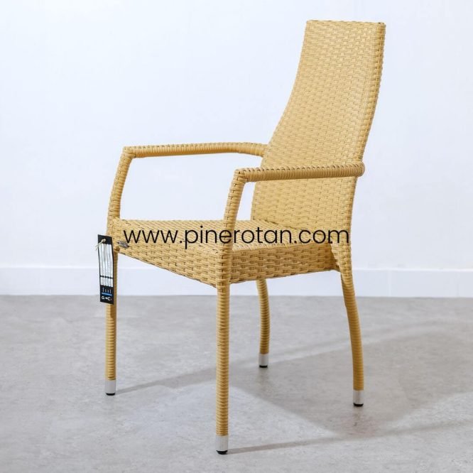 Kursi Rotan Teras / 1 Set Kursi Rotan Sintetis - Sierra Terrace Set - Kopikabana Coffee Table - Natural Honey.