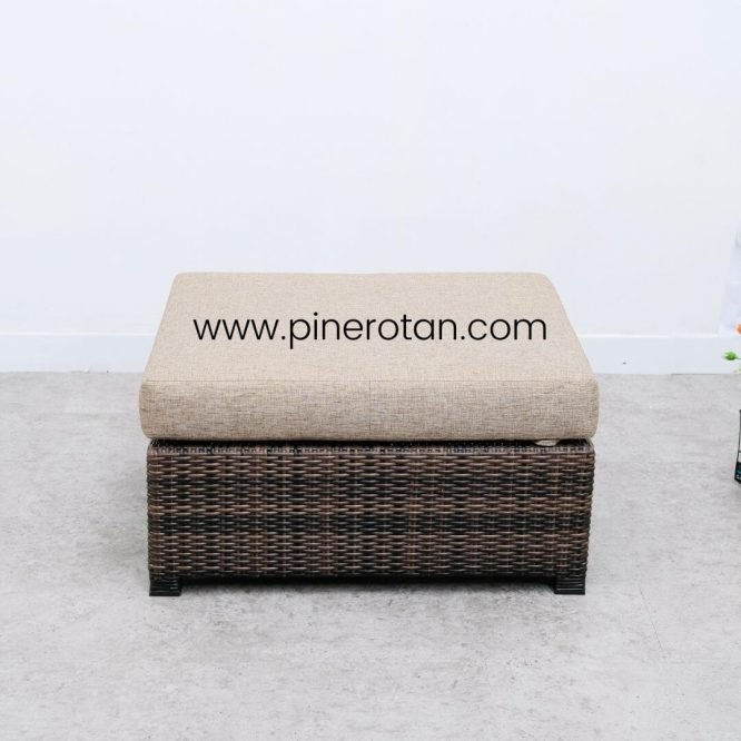 Set Sofa Tamu Teras Taman Outdoor Pine Rotan Sintetis - North Sofa Set