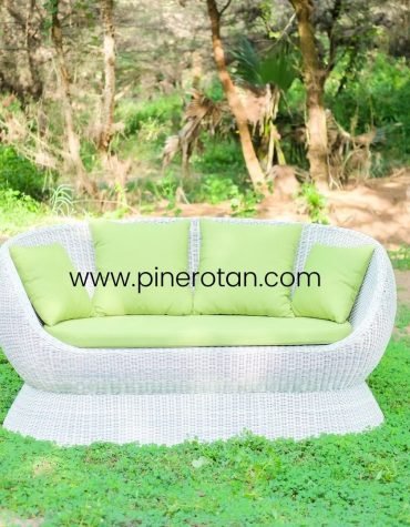Sofa Tamu Rotan - Amaranta Sofa - White
