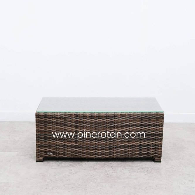 Set Sofa Tamu Teras Taman Outdoor Pine Rotan Sintetis - North Sofa Set