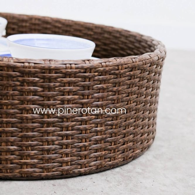 Tray Breakfast Oval Rotan - Toba Floating Tray
