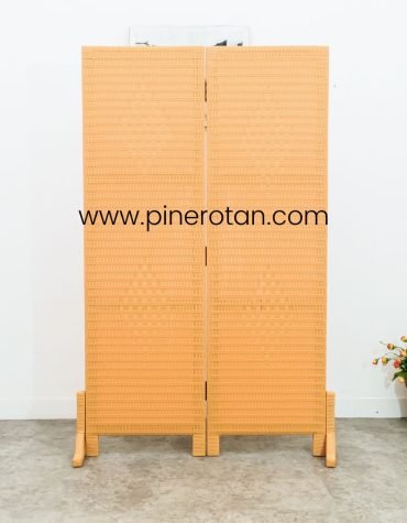 Sketsel Rotan Sintetis - Alonzo 2 Panel - Honey
