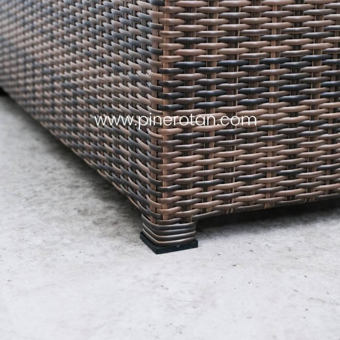 Set Sofa Tamu Teras Taman Outdoor Pine Rotan Sintetis - North Sofa Set