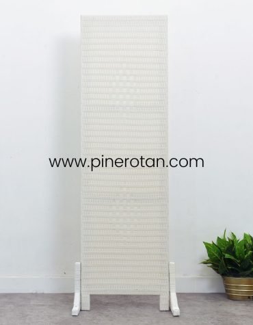 Sketsel Ruangan Rotan Sintetis - Alonzo 1 Panel - White