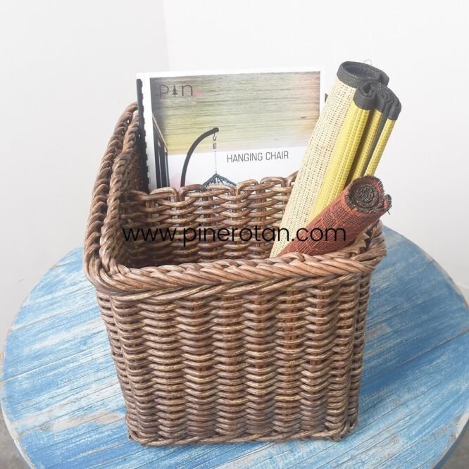 Basket Barang Rotan Portal - Portal Basket