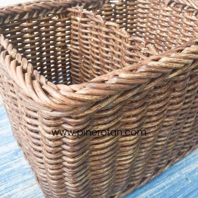 Keranjang Barang Rotan Portal - Portal Basket