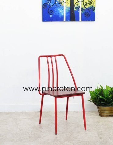 Kursi Makan Besi - Patrol Dining Chair