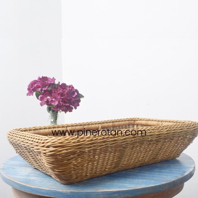 Keranjang Makanan Rotan Leno - Leno Basket