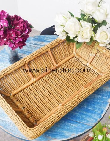 Keranjang Rotan Makanan Leno - Leno Basket