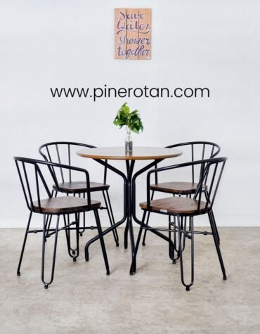 Meja Kursi Set Kafe - Bottle Dining Set - Dorian AC