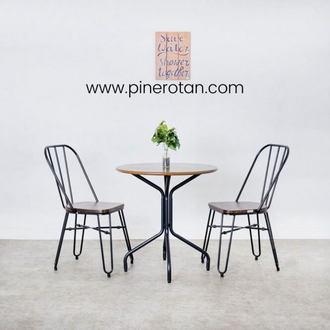 Set Meja Vintage Bottle - Bottle Dining Set - Dorian DC