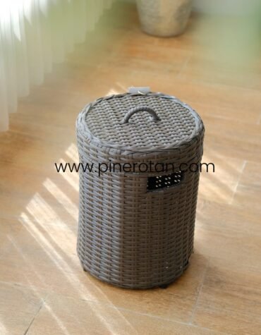 Keranjang Bulat Sampah Bali - Bali Basket Bulat