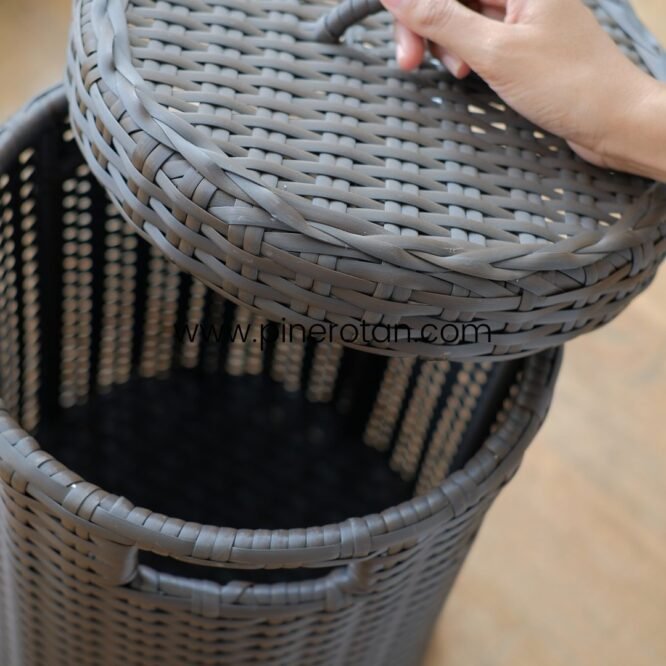Keranjang Sampah Bulat Bali - Bali Basket Bulat