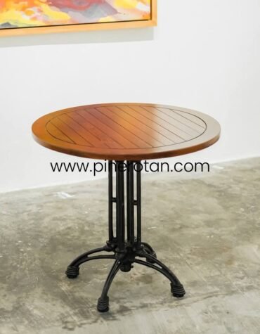 Meja Makan Cafe Vintage - Cakram DT
