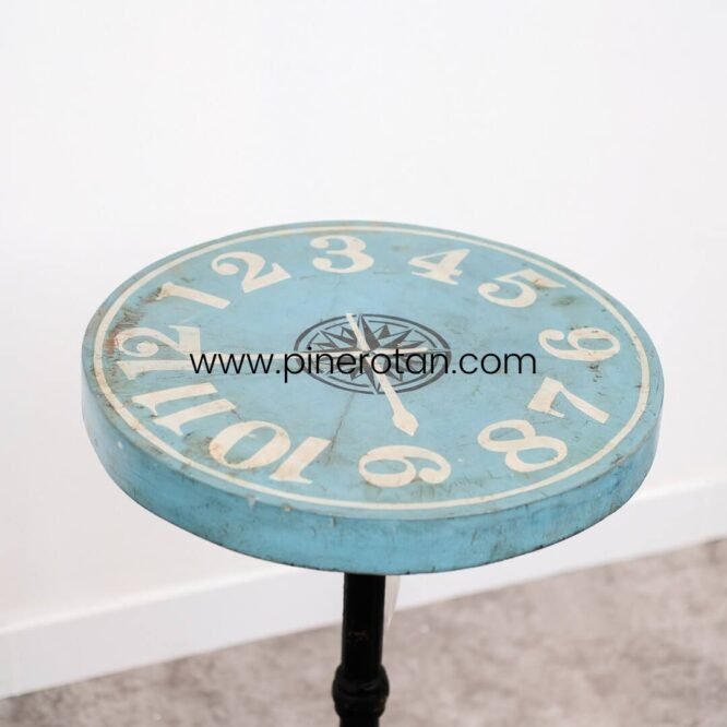 Meja Patrol Biru - Patrol Side Table Blue
