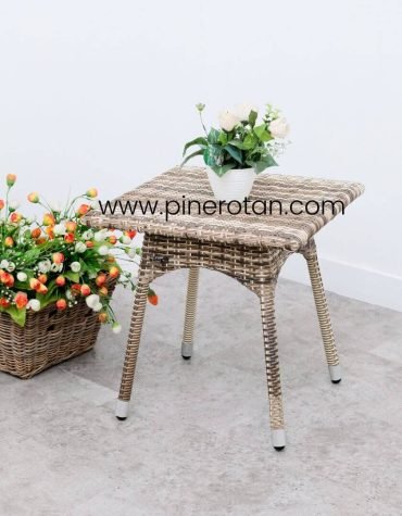 Meja Teras Rotan Sintetis - Pine ST - Shisil