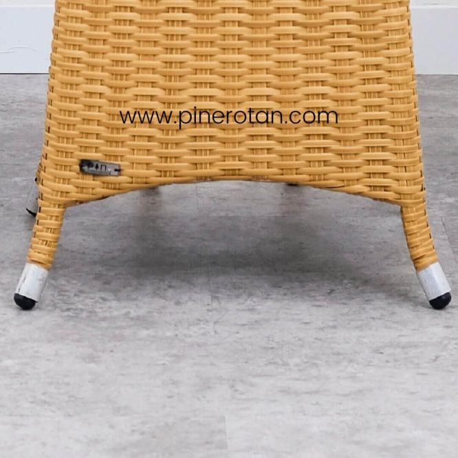 Meja Teras Sintetis Cream - Kenko ST - Nat Honey