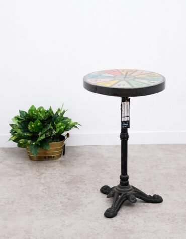 Meja Vintage Hitam Patrol - Patrol Side Table